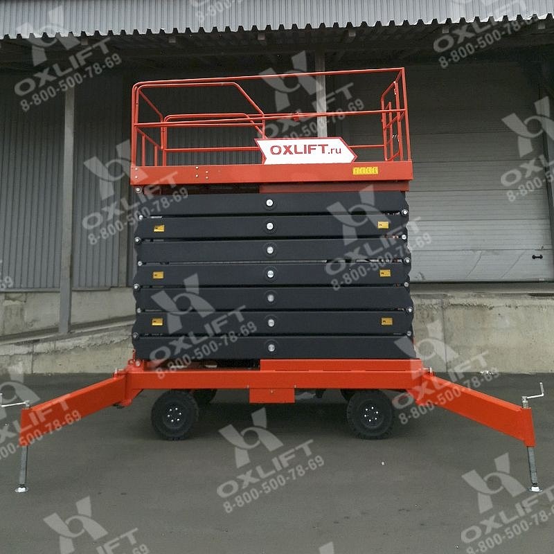 Фото 15 - Ножничный Подъемник QX-050-110 OXLIFT 500 кг 11 м.