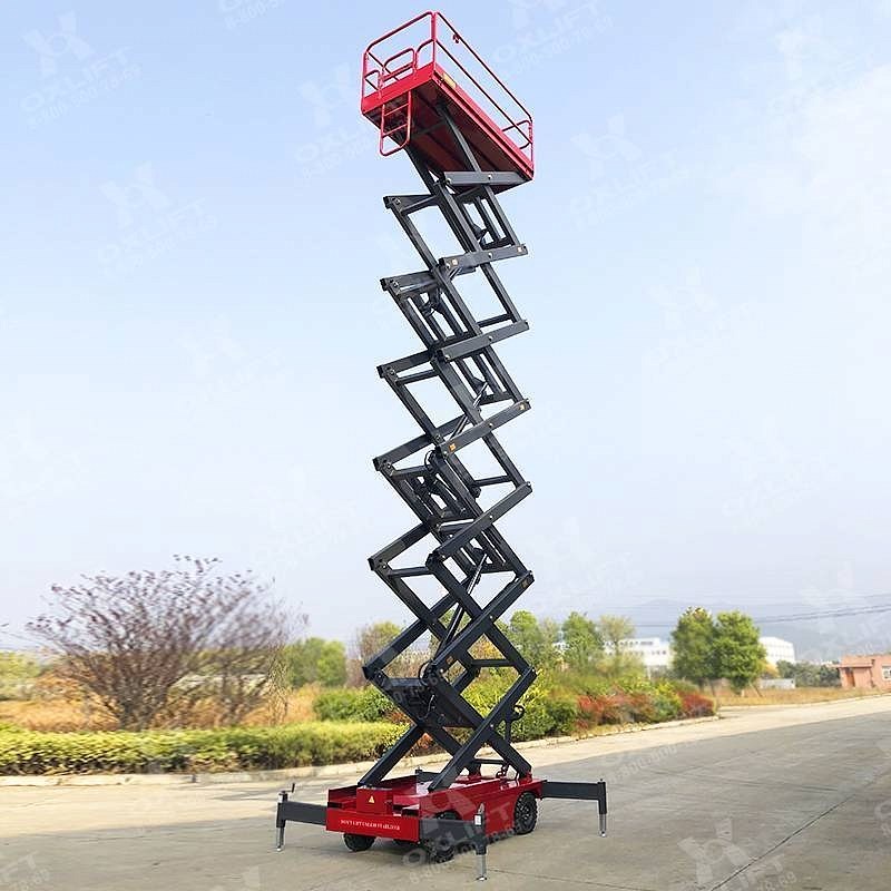 Фото 29 - Самоходный ножничный подъемник QZ-050-110 OXLIFT 500 кг 11 м.