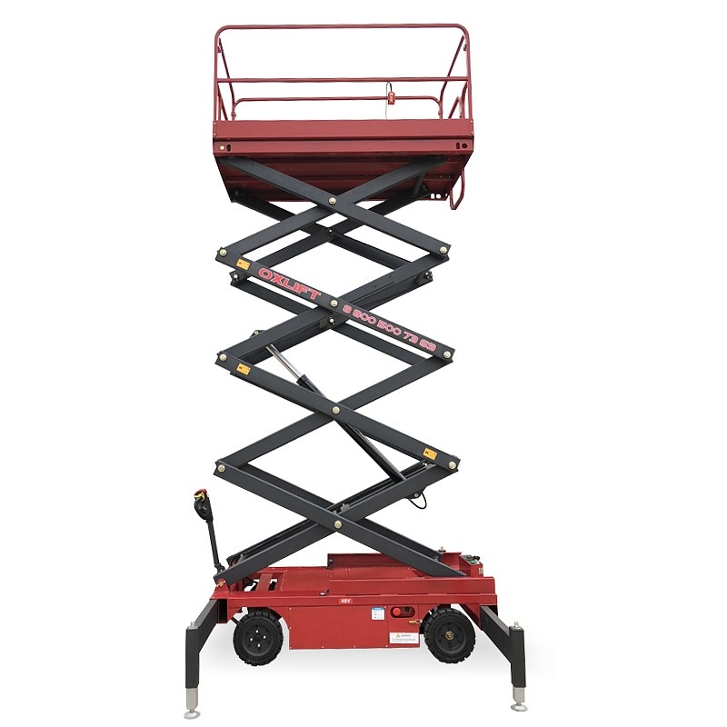 Фото 9 - Самоходный Ножничный Подъемник QZ-050-070 OXLIFT 500 кг 7 м.