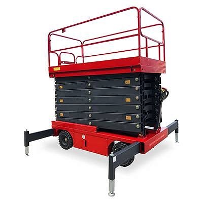 Фото 5 - Самоходный Ножничный Подъемник QZ-030-080 OXLIFT 300 кг 8 м.