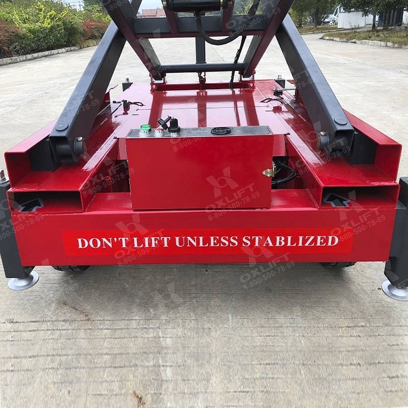 Фото 7 - Самоходный Ножничный Подъемник QZ-030-080 OXLIFT 300 кг 8 м.