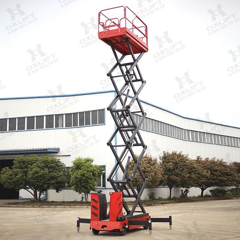 Фото 4 - Самоходный Ножничный Подъемник QZ-050-110 WD OXLIFT 500 кг 11 м.