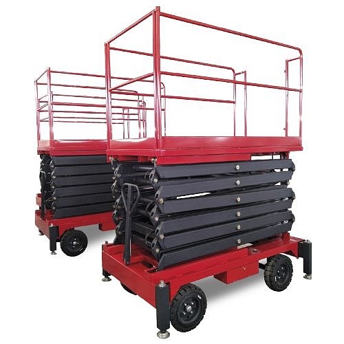 Фото 64 - Ножничный Подъемник QX-050-075 OXLIFT 500 кг 7.5 м.