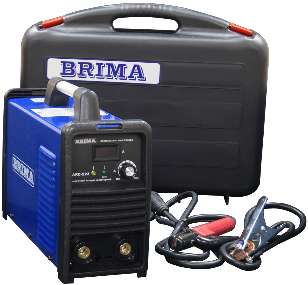 Фото 35 - Сварочный аппарат BRIMA ARC-223 PROFESSIONAL в кейсе.