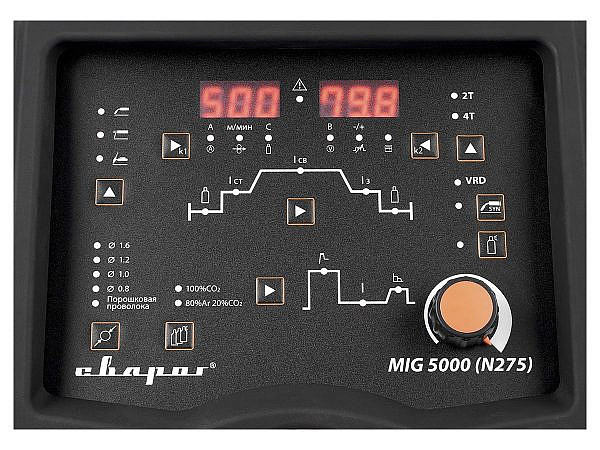 Фото 65 - Сварочный инвертор MIG Сварог TECH MIG 5000 DIGITAL (N275).